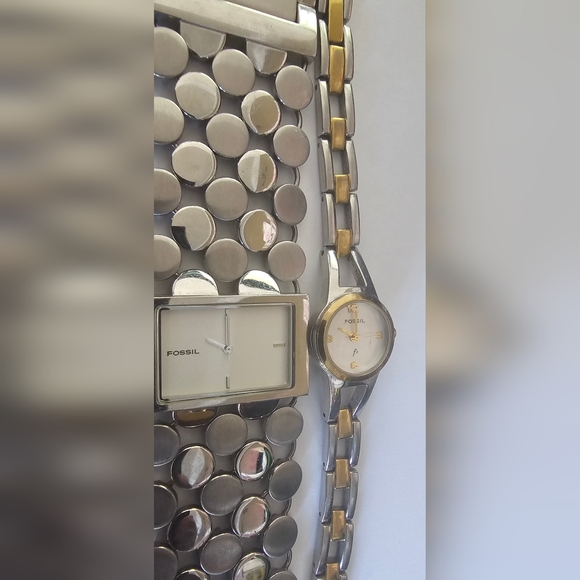 Two Fossil watch bundle 7 inches in great working condition ES_1492 & ES_9495 - Picture 4 of 6